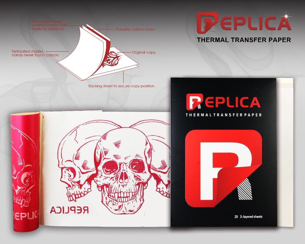 Replica Red Stencil Papier (20 stks)