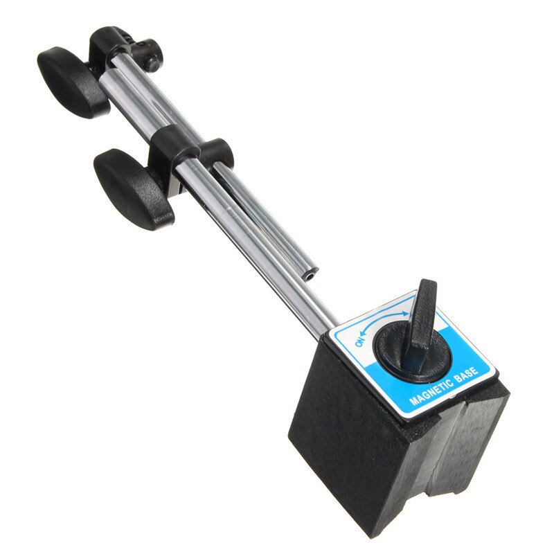 Magnetic Base Holder With Double Adjustable Pole For Dial Indicator Test Gauge for Smithing Precision Machining Automotive