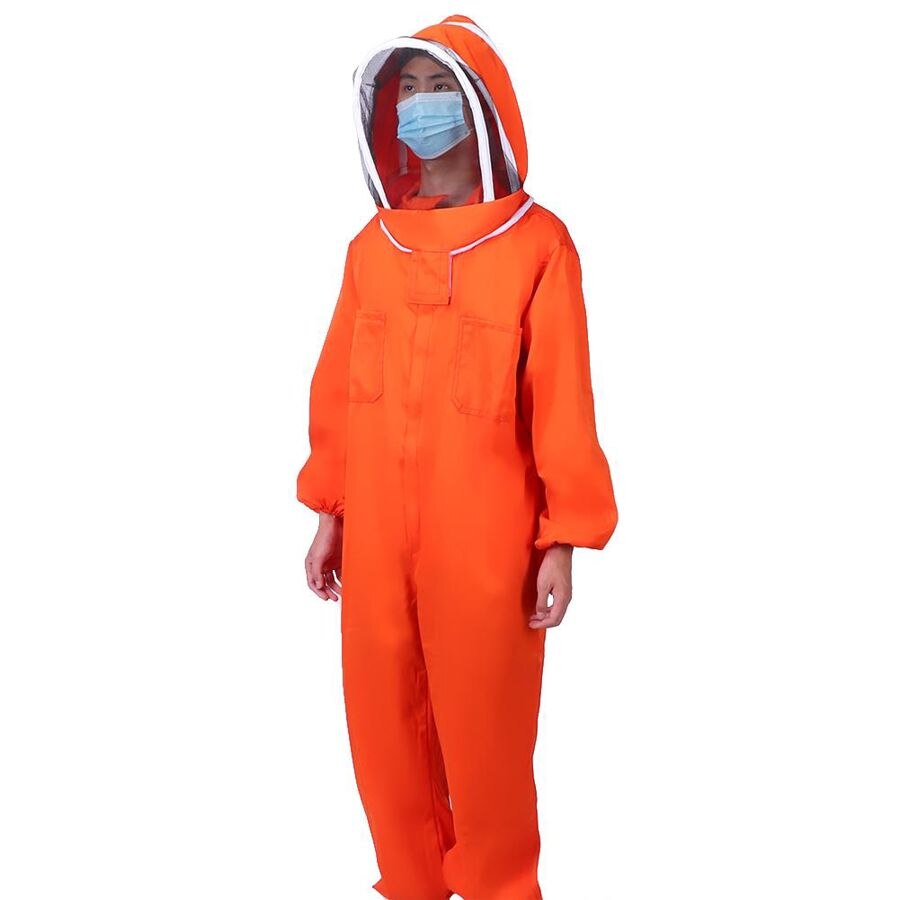 Apiculteur Orange une pièce costume d'abeille apiculture vêtements de protection équipement apicole