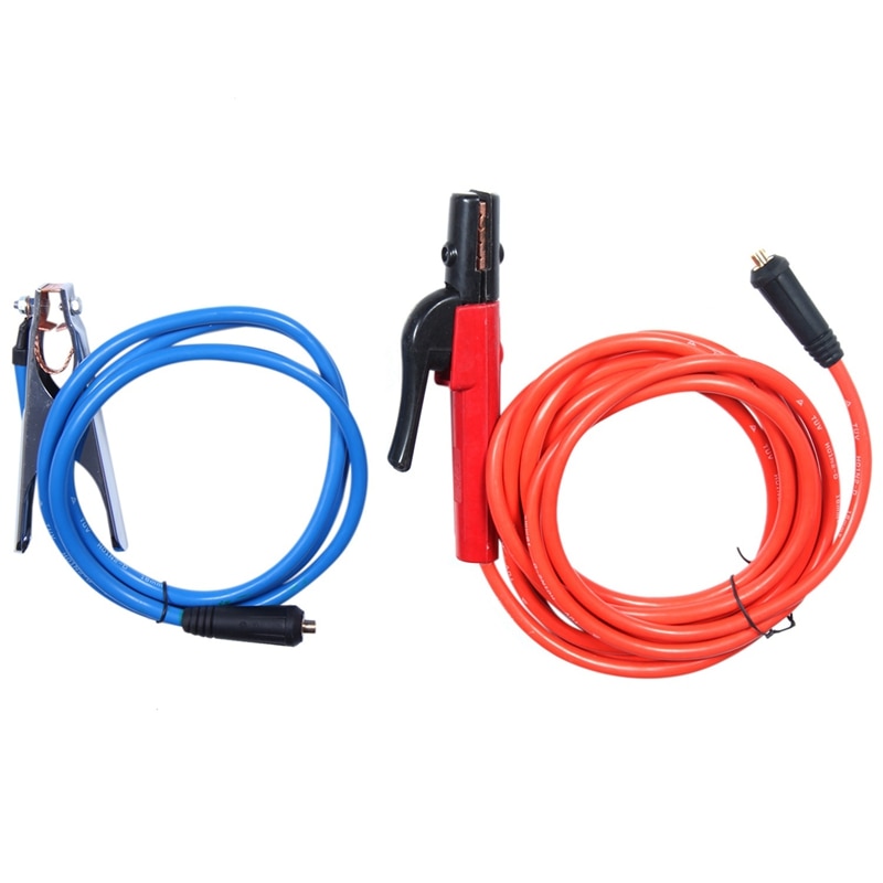 Welding Machine Accessories 200 Amp Electrode Holder 5M Cable+200 Amp Earth Clamp 2M Cable,Both with Dkj10-25 Connector: Default Title