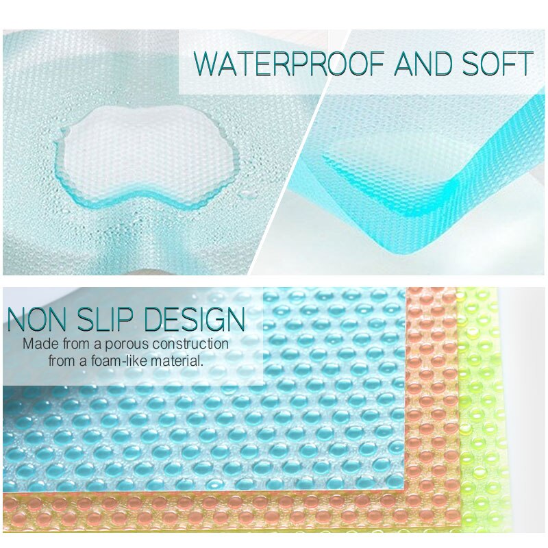 4 pçs/set Geladeira À Prova D' Água Pad Antibacteriano Anti-incrustantes Mofo Umidade Tailorable Geladeira Pad Esteiras