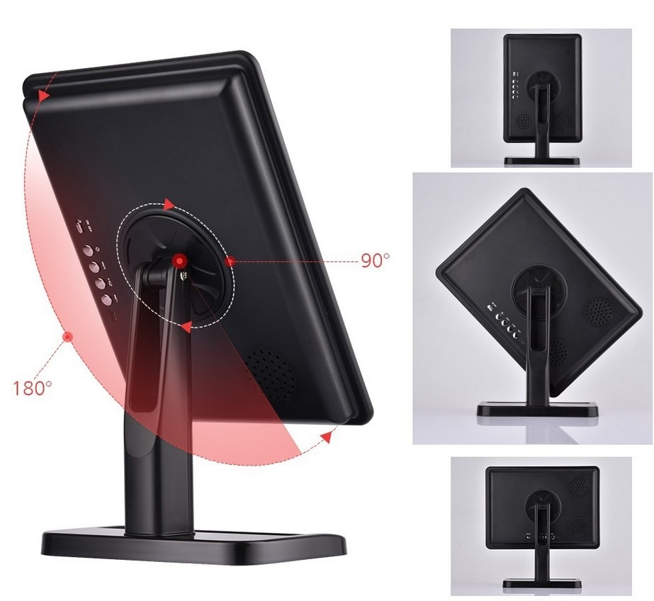 LED Makeup Mirror 20 Vanity Light Bluetooth Speaker Magnify Countertop Touch Screen Cosmetic 10x Magnifier Small Mirror Beauty