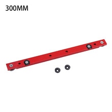 Aluminium Rood T Slot Slider T-Track Mijter Bar Tafel Zag Gauge Duurzaam Praktische Afgeschuinde Spoor Pusher Houtbewerking tool