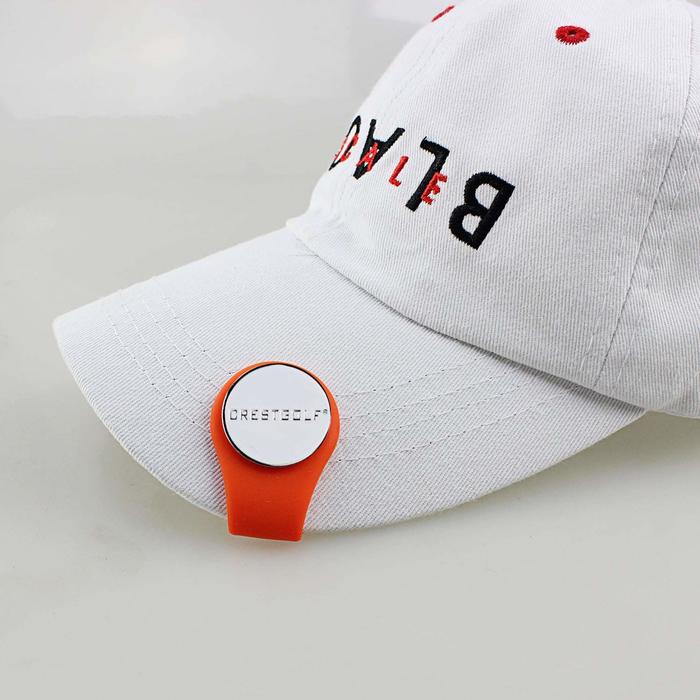 Marqueur de balle de Golf magnétique en Silicone, , Clip de chapeau, aimant puissant attaché à votre bord de poche, ceinture, 3/6 pièces