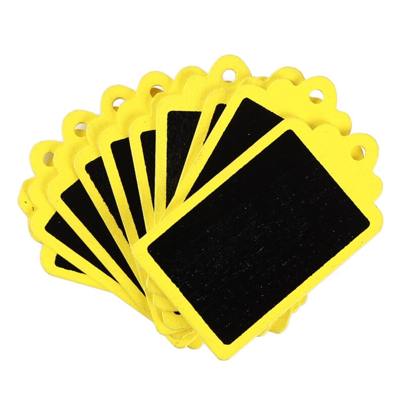 Felt Letter Board Alphabet Wooden Frame Decorative Changeable Characters Letter Boards Sign Message Office Home Decor: yellow 10pcs