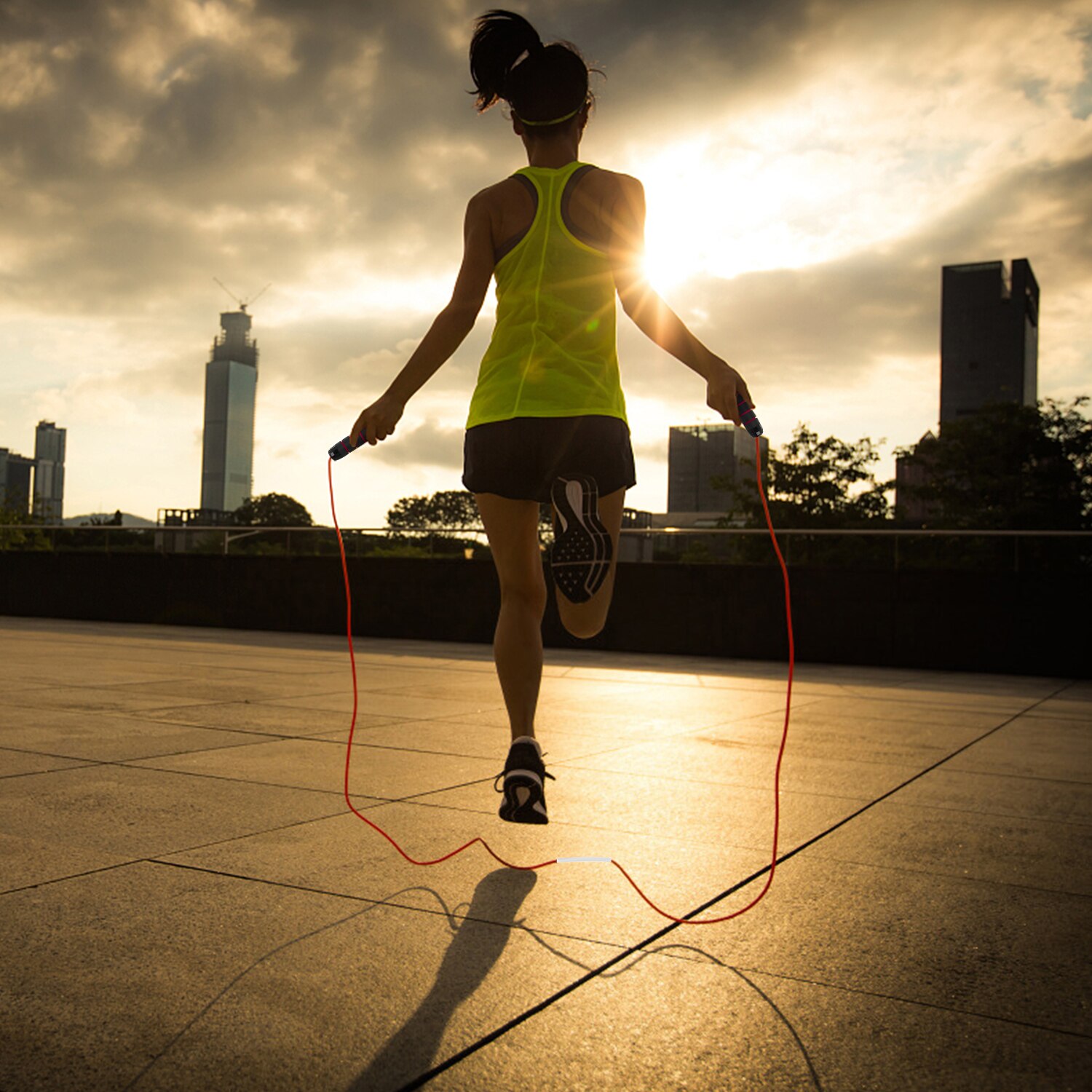 9.8ft Jump Rope Crossfit Skipping Rope Adjustable Jumping Rope Corde a Sauter Comba Rope To Jump Gym Workout Fitness Training