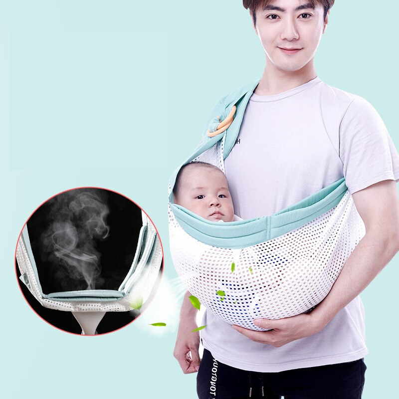 Functional Baby Sling Carrier Canguru Porte Bebe Ergonomicas Breathable Portable Baby Backpack Wrap Mother Nursing Cover Summer