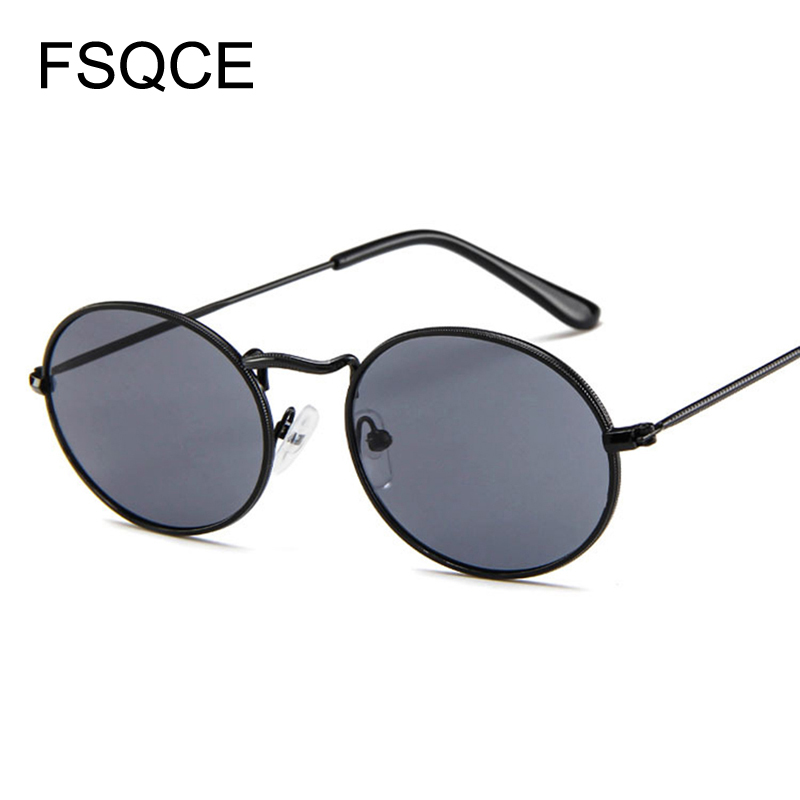 Zonnebril Mannen Retro Zonnebril Kleine Ovale Zonnebril Vrouwen Vintage Zonnebril Metalen Frame UV400 Gafas De Sol