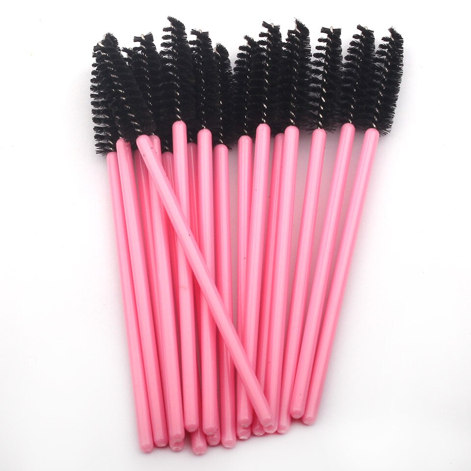 50/100 PIÈCES Cils Brosse Faux Cils Brosse Mascara Cils Maquillage Brosse Mascara Pinceaux Jetables pour 3D Volume Cils
