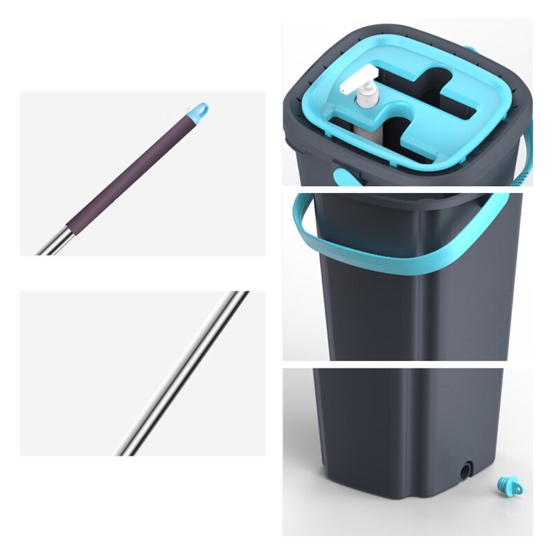 Household Hand Free Wet And Dry Mop