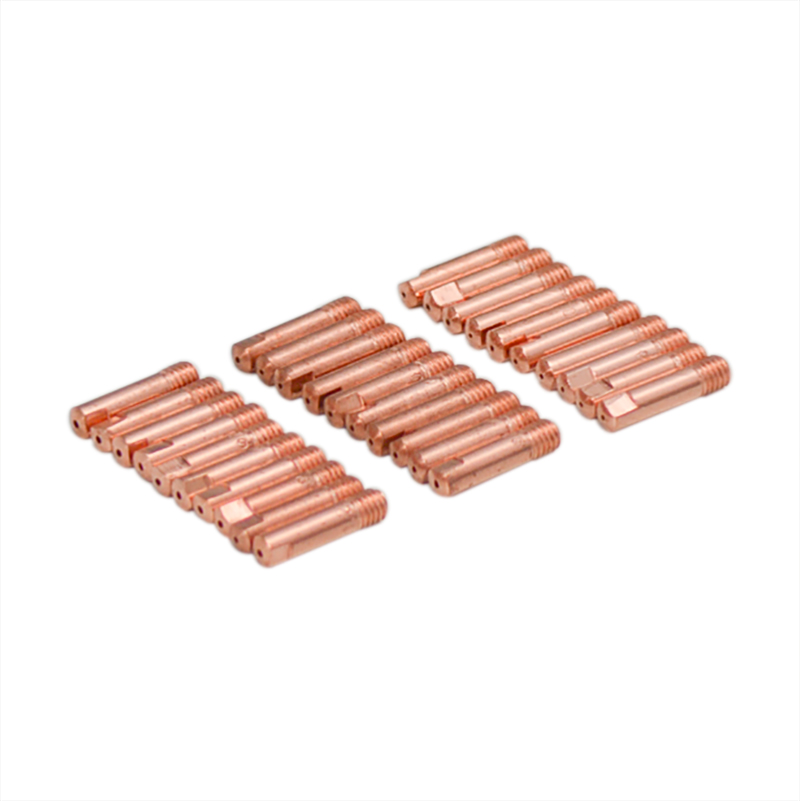 10 st / set mb -15ak m6*25mm mig / mag svetsbrännare kontaktmunstycke gasmunstycke 0.8mm 1mm 1.2mm