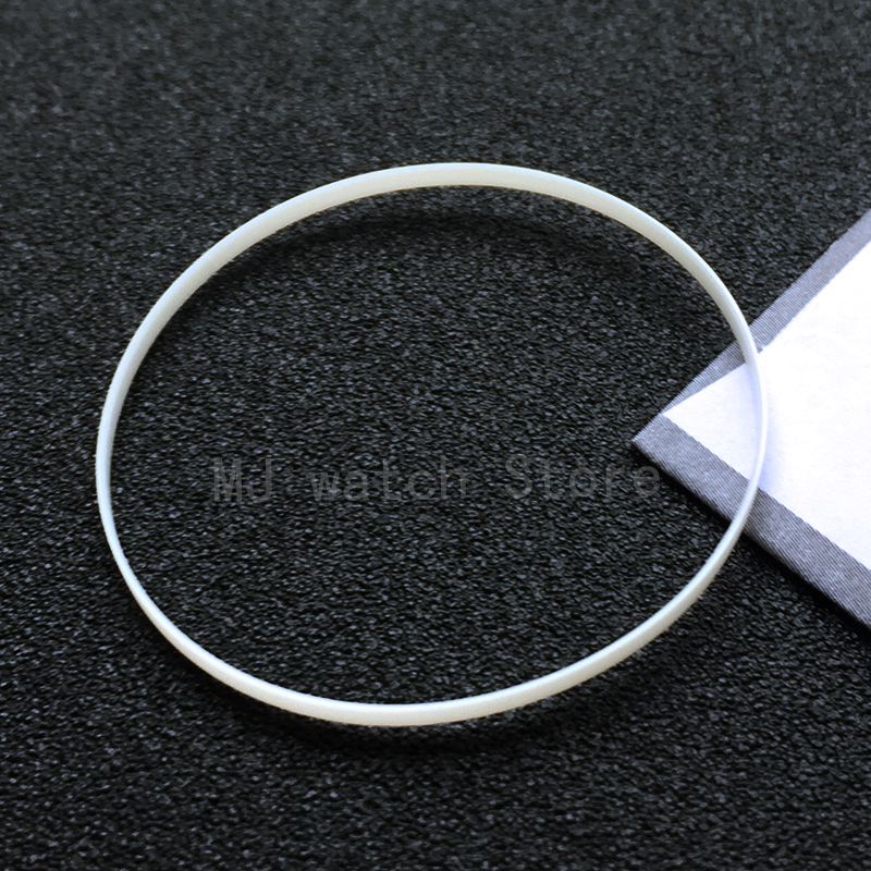 Uhr Teile Interne Durchmesser 36-40mm Dicke 0,4mm Hohe 1,7mm Armbanduhr O Ring Für Front Glas weiß Dichtung Uhr Reparatur Werkzeug