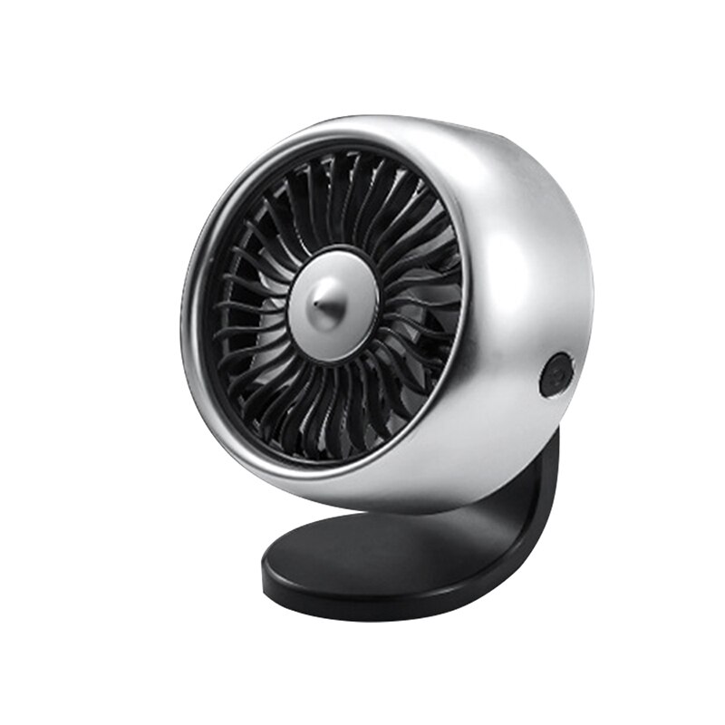 Electric Car Fan 360 Degree Rotatable 3 Speed Dual Head Car Auto Cooling Air Circulator Fan