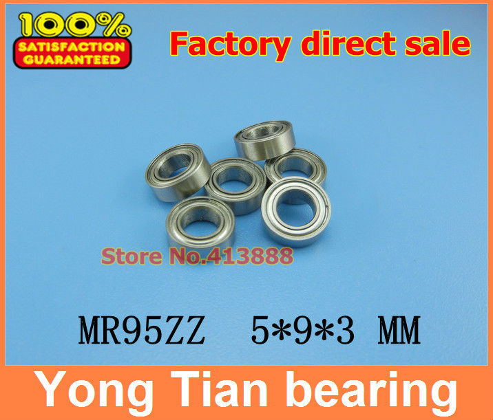 10 PCS MR95ZZ MR95-2RS SMR95ZZ SMR95-2RS ABEC-5 5X9X3 mm Deep groove Ball Bearings MR95 / L-950 ZZ