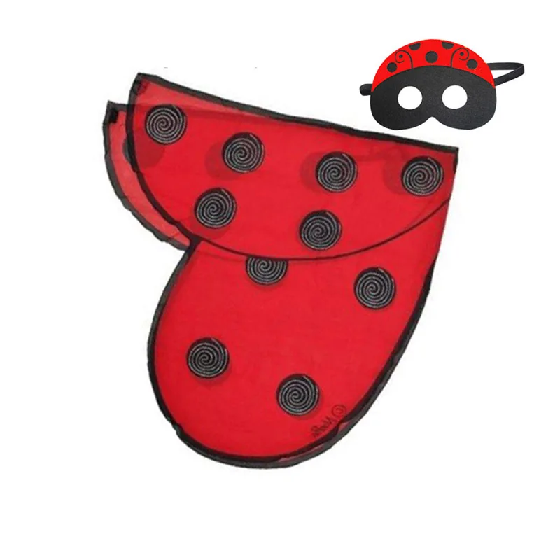 Butterfly Wings Fairy Cosplay Costume Chiffon Wing Kids Girls Blue Pink: Red