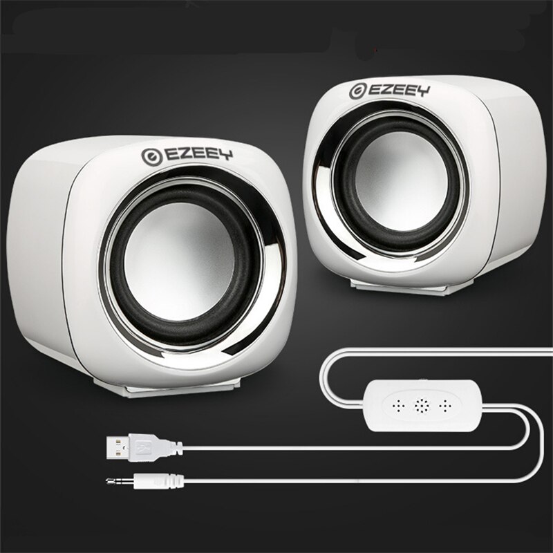 Mini Desktop Speaker Laptop Speaker Surround Stereo Computer Speakers Multimedia Subwoofer Usb-poort Laptop Desktop Luidspreker