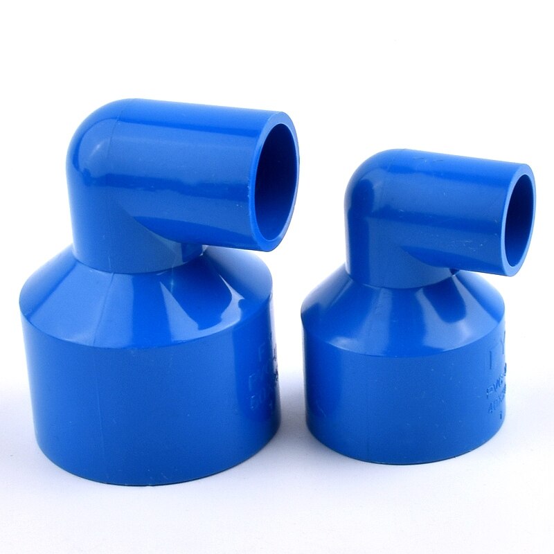 1pc PVC Pipe 90 ° Elbow Reducing Connector Plastic Joint Fittings Garden Irrigation System Watering Equal Aquarium Joint