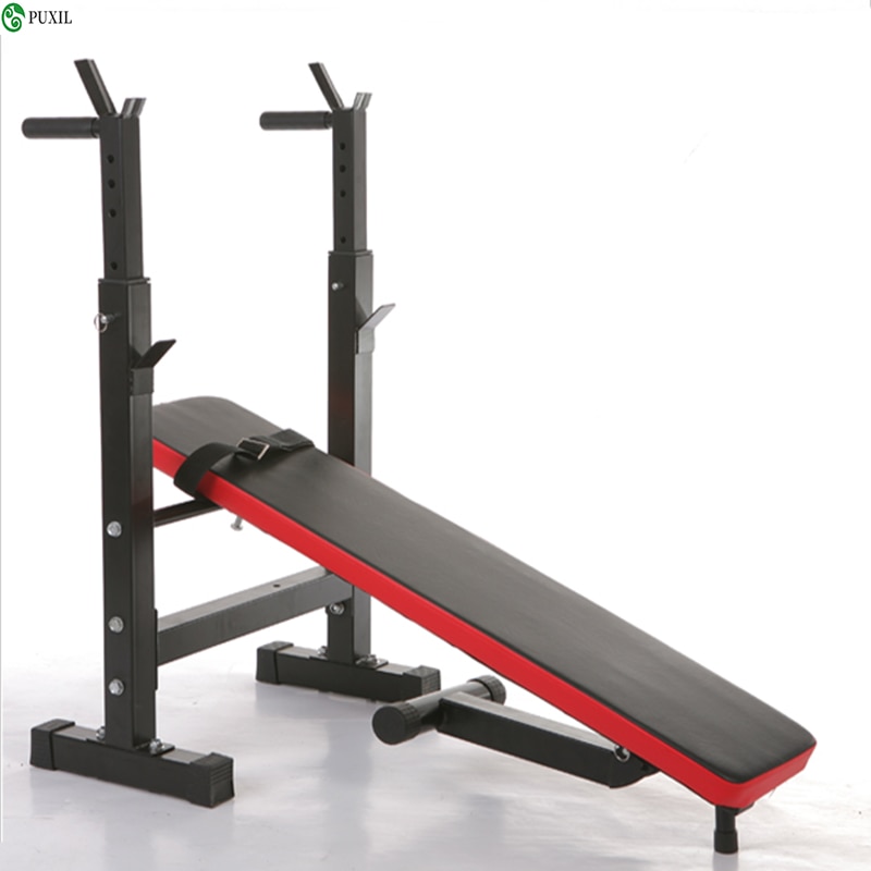 Multifonctionnel banc de musculation Banc De Musculation rack d'haltères longs ménage gym haltère Fitness équipement d'exercice