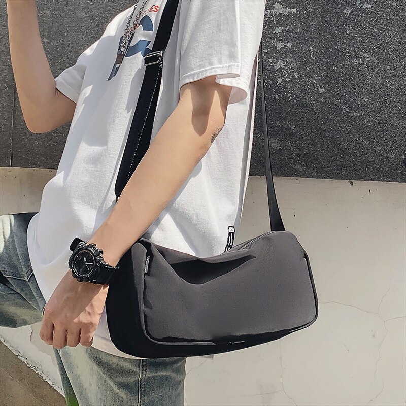 Messenger bag, paartasche, marke, lässig, vielseitig kombinierbar, diagonale schultertasche, kleine tasche, streetstyle-sporttasche
