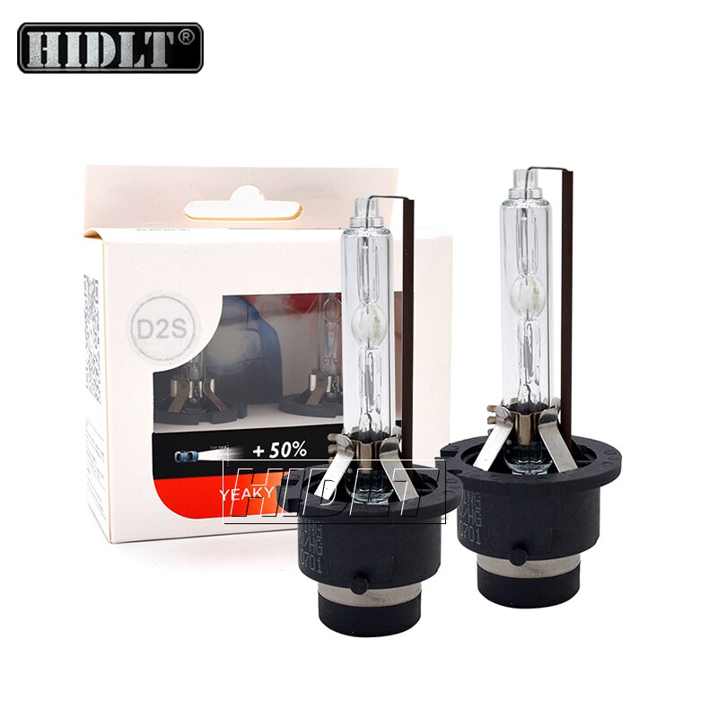 HIDLT 2PCS Super Bright 12V 35W D1S D3S Yeaky HID Xenon Bulb D2S D2R D4R D4S HID Bi-xenon Projector Lens Lamp 4500K 5500K 6000K