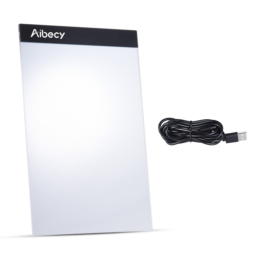 Portable A4 LED Light Box Drawing Tracing Tracer Copy Board Table Pad Panel Copyboard with USB Cable for Animation Sketching