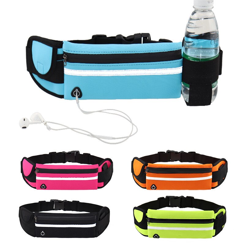 Fanny Pack Female Sports Waterproof Chest Handbag Unisex Waist Bag Ladies Waist Packs Belly Belt Bags Purse
