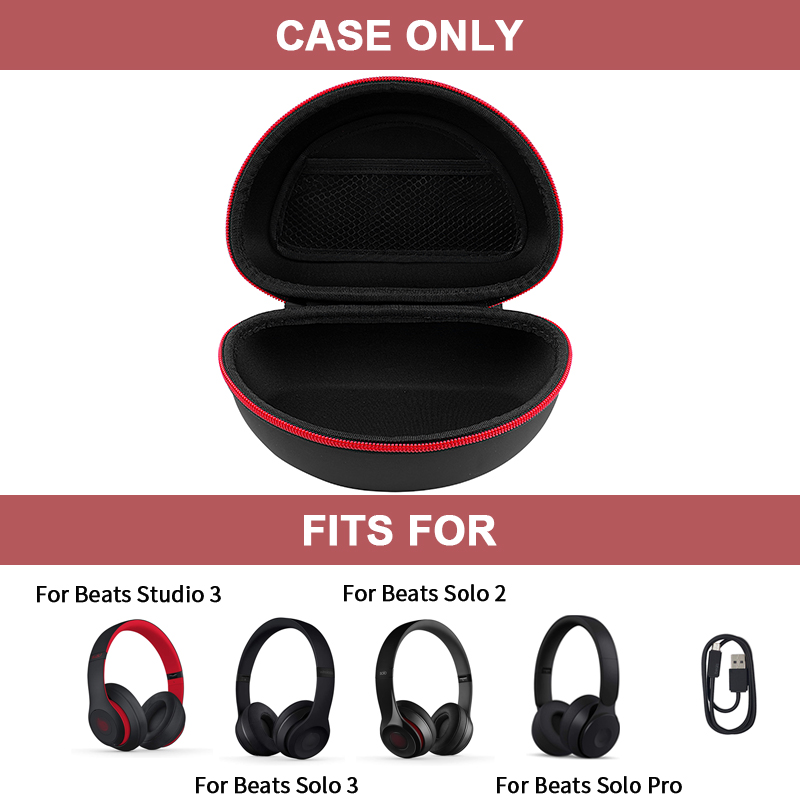 Funda Compatible con Beats Studio Pro/para Beats Solo3/ para Beats Studio3/ para Beats Solo2/ para Beats Solo Pro