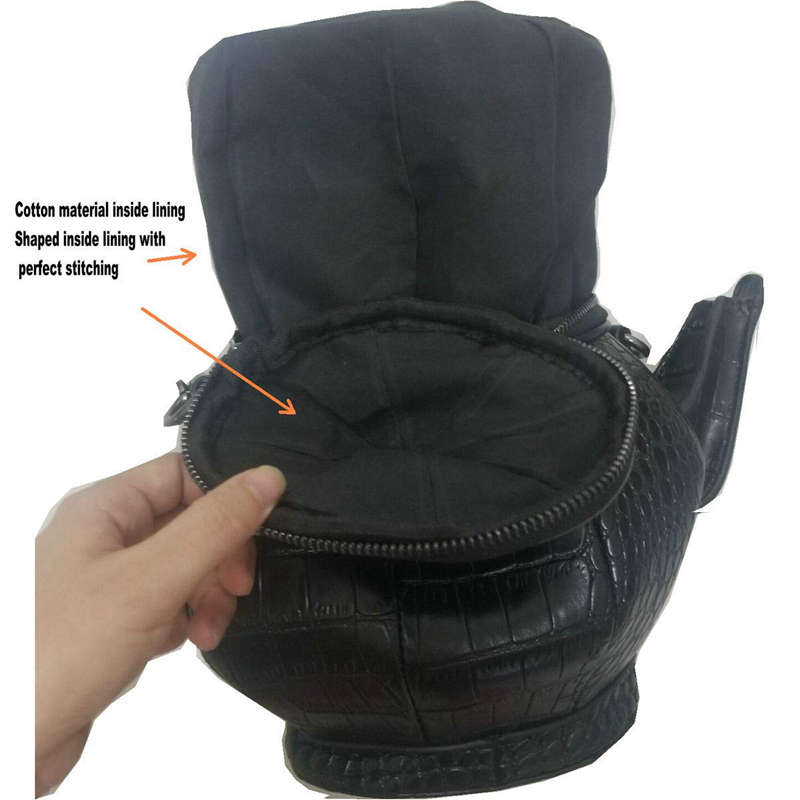 Grappig Gothic Purse Theepot Vormige Crossbody Handtas Top-Handvat Tote Vrouwen Schoudertassen