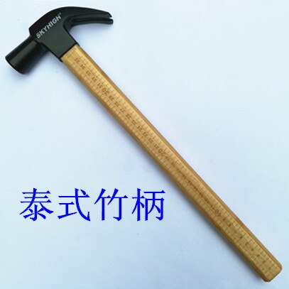 Hammare verktyg österrikisk klo hammare träbearbetning hammare thailand stil pockmärkt hammarhuvud non-turn anti-break handtag austral