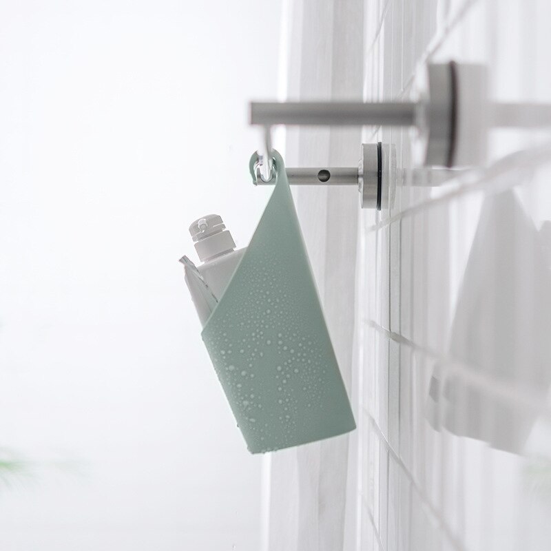 Household non-perforated toilet drain rack bathroom towel rack shampoo shower gel toiletries storage basket