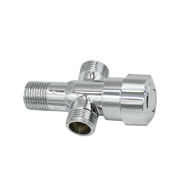 Messing mannelijke 1/2 inch t-stuk kraan t-type 3-- weg waterverdelerklep badkamer schroefdraadaansluiting buisfittingen 1 st.