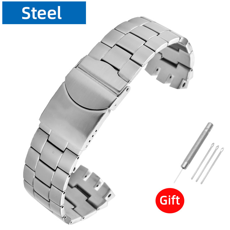 Voor Staal 20Mm Stalen Horlogeband Metalen Horlogeketting Yts401 Yts402 Yts 403G Yts409 Roestvrij Staal Horlogebandaccessoires Tool: Black Yellow