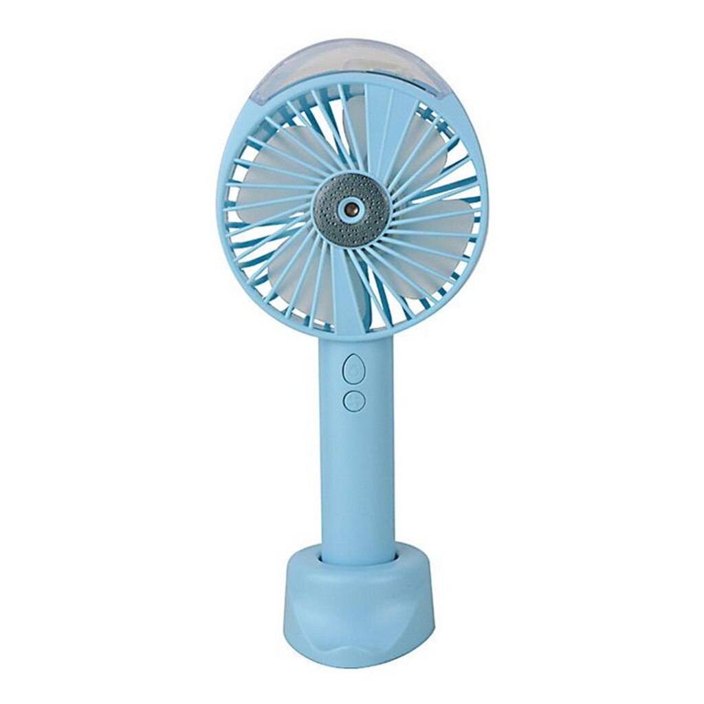 Ventilador de vapor recargable para exteriores, de bajo ruido, para casa inteligente, portátil, USB, portátil, multifunción, Mini ventilador de verano: BU