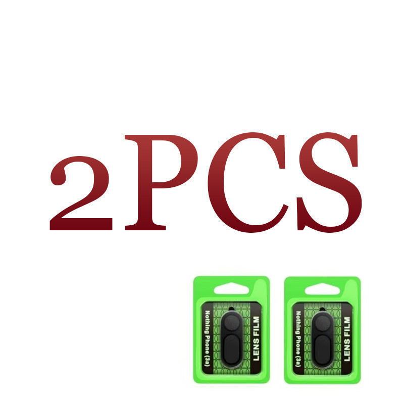 Cameralensbeschermer voor niets Telefoon (3a) Cameralensfilm split-type 3D Gelegeerd staal Onzichtbaar: Khaki