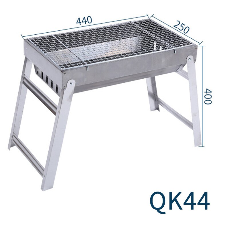 Camping Folding Barbecue Outdoor Portable Barbecue Grill Lengthened BBQ charcoal grill barbecue grill for outdoor