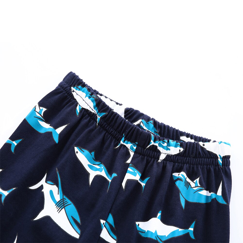 Jongens Pyjama Set Shark Pjs Lange Mouwen Nachtkleding Katoenen Pyjama Kinderen Nachtkleding Tops Shirts & Broek Kinderen Outfit Leeftijd 2-7T