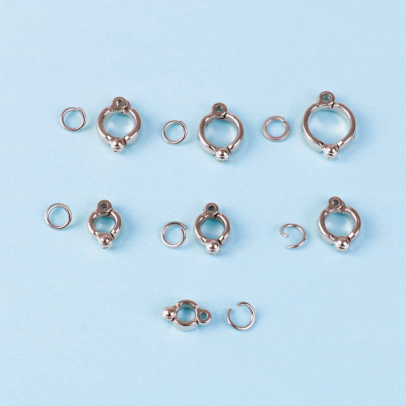 2 Stuks Pet Vogels Training Leash Ringen Clip Papegaai Vliegende Accessoire Duif Been Ring Opening Voet Ring Accessoires Vogel Benodigdheden