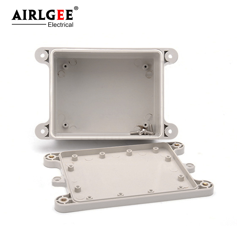 125*100*52mm small ear waterproof junction box IP65 monitoring power box ABS plastic shell electrical control box switch box