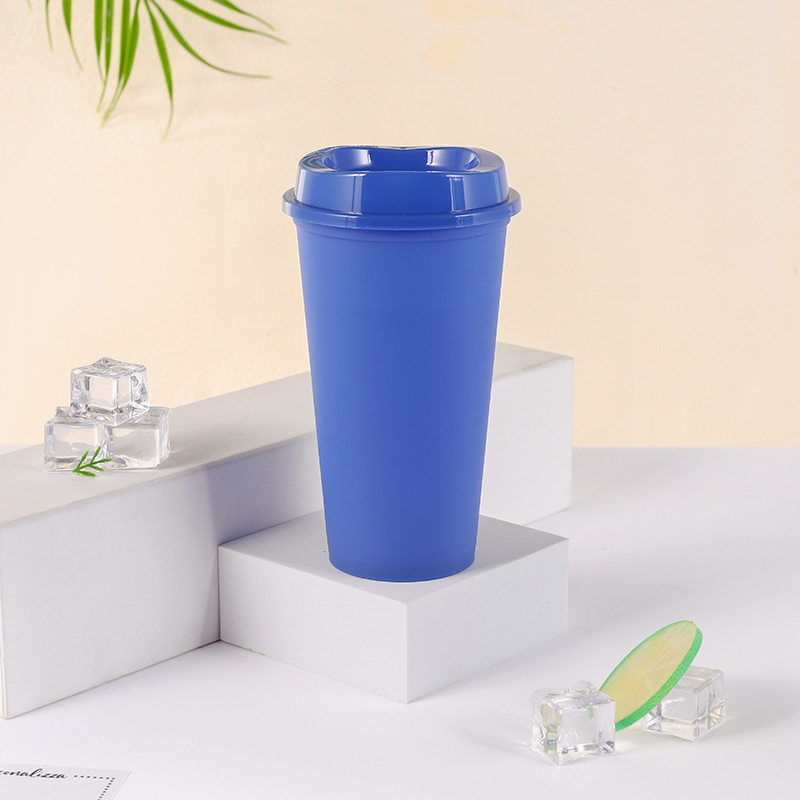 BPA free reusable 480ml 16oz plastic coffee cup travel coffee mug cup drink cup to go: Burgundy