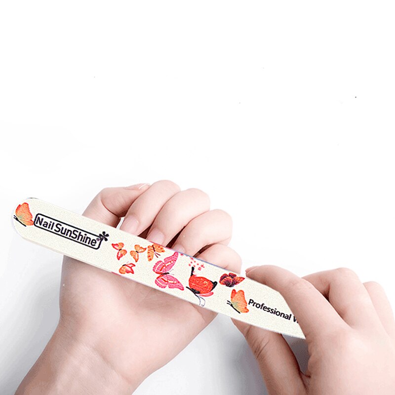 50 Stks/partij Nagelvijlen Double Side Professionele Nagels Bestand Sterke Schuurpapier Wasbare Art Nail Buffer File Professionele Accessoires