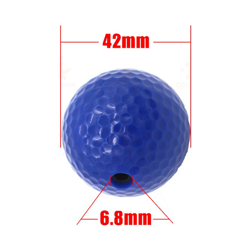 5 sæt / pakker golfbold børns golf farverige træningskugler 42mm stige bold golf hul rødblå holdbold