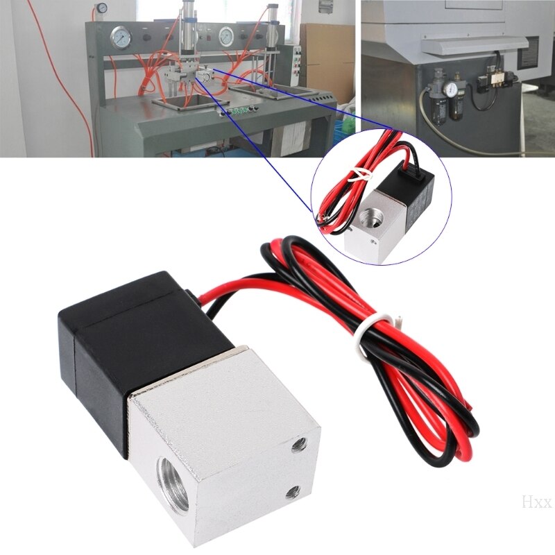 Électrovanne pneumatique électrique en aluminium, Grandado — free download