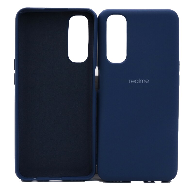 Para verdadero yo 7 7pro Teléfono de silicona líquida para verdadero yo 7 caso cubierta suave y sedoso-Touch cubierta protectora para verdadero yo 7