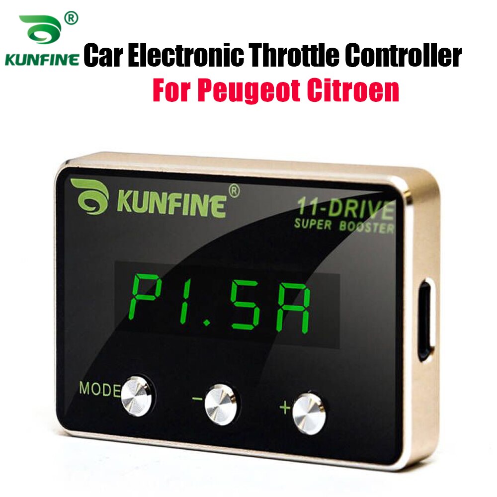 Car Electronic Throttle Controller Racing Accelerator Potent Booster For Peugeot Citroen Tuning Parts Accessory