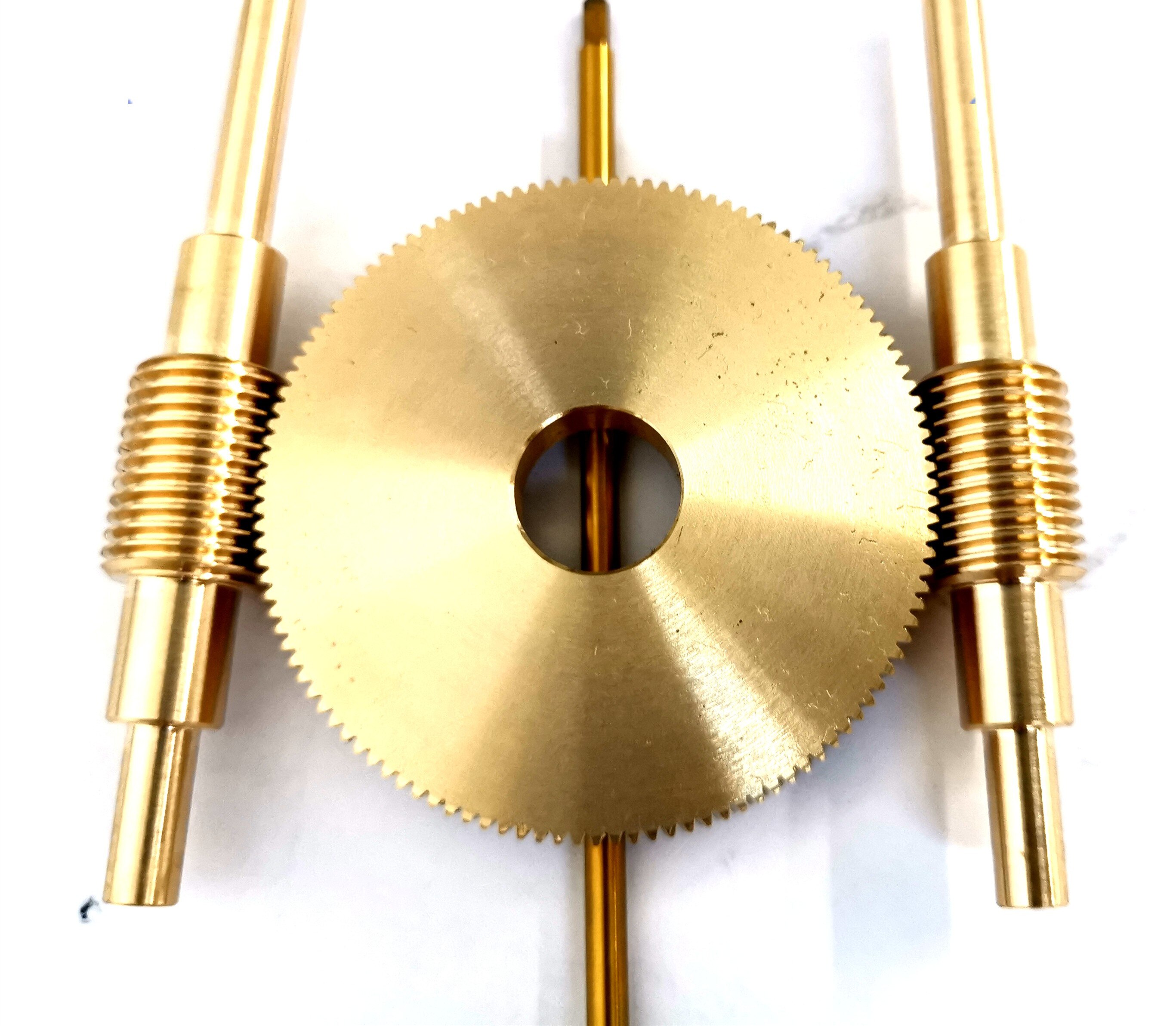 059 0.4 modulorm snekkegear 120 tænder 0.4m 120t 12mm hullers diameter gear 1:120 messing decelerere turbine snekkegear