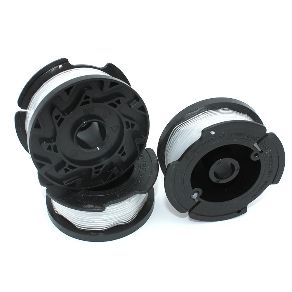 3PK Spool and Line for Black & Decker GLC13 GLC1423 GLC2000 GLC2500 GLC3000 GLC3630L GLC120 GLC14 GLC1423 GLC1823L GLC1825