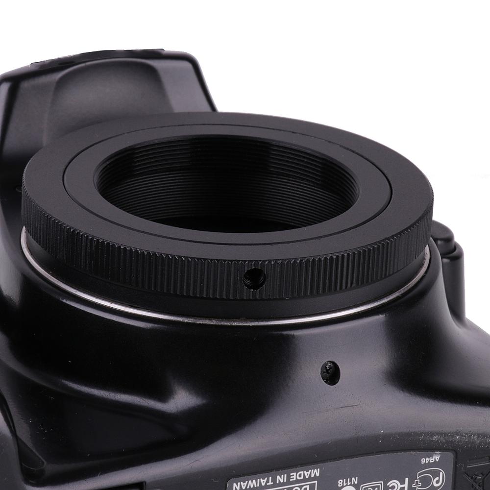 T2 T Mount to For Canon EOS T2-EOS Ring lens Adapter 5D 7D 50D 60D 550D 500D 600D 700D 1000D 1200D T5i T4i T3i T2i T1i