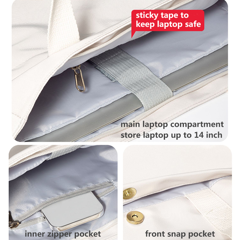 Torba na laptopa odporna na wstrząsy torebka teczka na Macbook Air 13.6 Pro 13.3 14.2 "Huawei Matebook 13s 14s Lenovo Xiaoxin ThinkPad