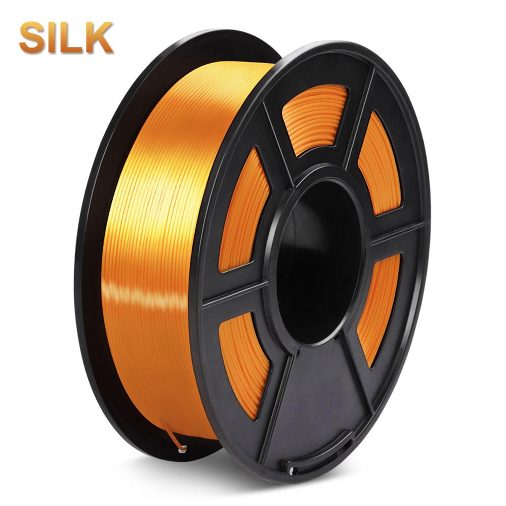 AW silk 3d printing 3D FDM Printer Filament Silk 1.75mm 1KG PLA Silky Rich Luster Metal Gold Copper Plastic Filament Materials