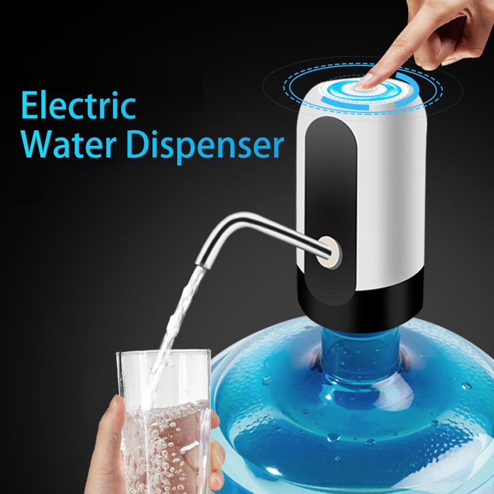 Household Automatic Water Dispenser Bottled Water Manual Water Press Intelligent Portable Water Dispenser USB LED Display